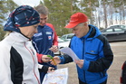 Tuulikki (D40) mestarina Turun sprintissä. Antti (H45) oli kuudes, Koki (H70) keskittyi VS-yörasteille.