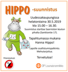 Hippo-suunnistus helatorstaina 30.5. klo 15-16.30