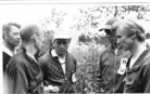 HS:n huippu Juhani Salmenkylä sekä VaRa-miehet Seppo Sinkkilä, Veijo Nurmi ja Heikki Vennelä v. 1974 U:gissa.
