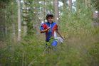 Heikki metsän keskellä Vakka-päivässä Laitilassa.