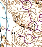 Käyräkarttaharjoitus Haudolla