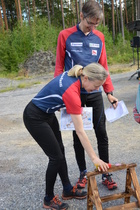 Tuulikki ja Antti sprinttasivat Turussa.