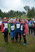 Ensikertalaiset Venlat Marja, Johanna, Sinikka ja Mari.