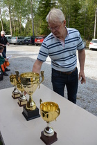 Rakentajien pj-Tero totesi, että SM-viestin B-sarjassa oli suurin pokaali.