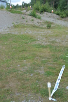 Vanhan sora-alueen pienmuotoja Kokemäen Jokkisradan maastoissa.