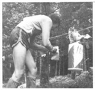 Parman Timo Peltola leimaa v. 1974 Laitilassa.